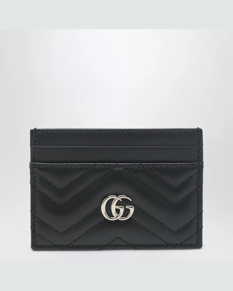 Gucci GG Marmont Kartenetui schwarz/gold Black