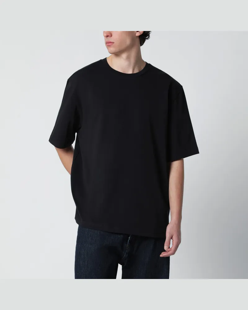 Studio Nicholson Lay T-Shirt schwarz Boxy Fit Black