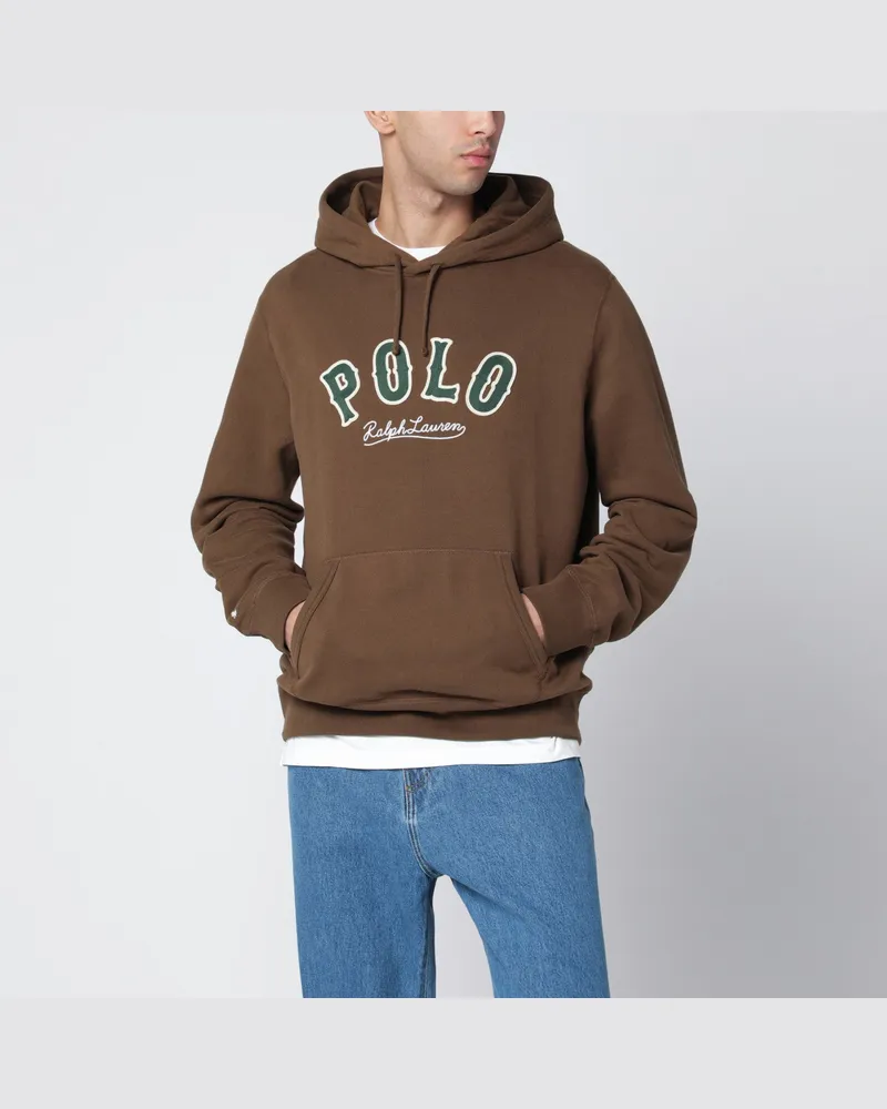 Ralph Lauren Brauner Hoodie mit Logo Brown