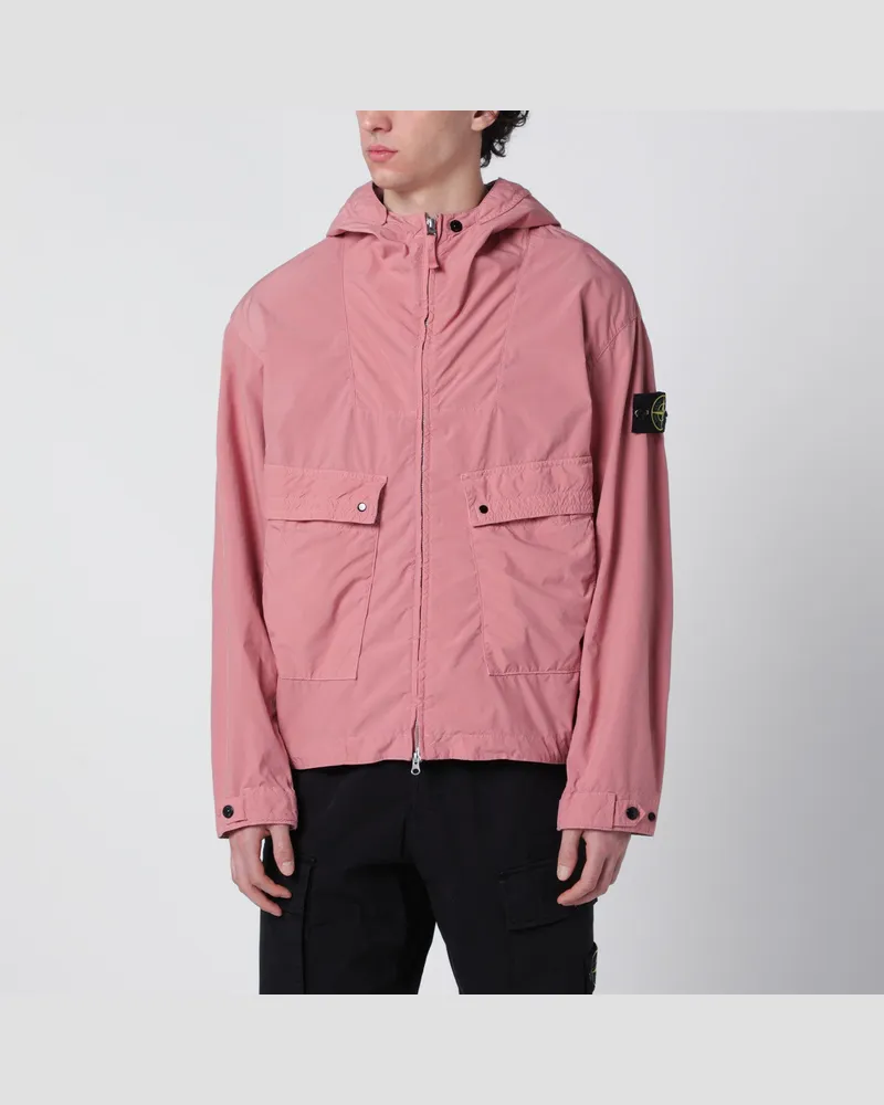 Stone Island Jacke Light Compact touch Poly-TC Pink
