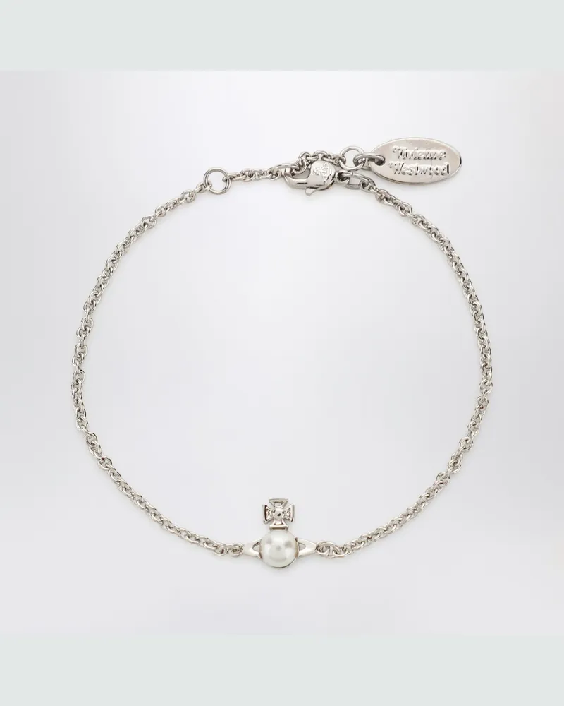 Vivienne Westwood Balbina Armband mit Orb-Logo und Perle 