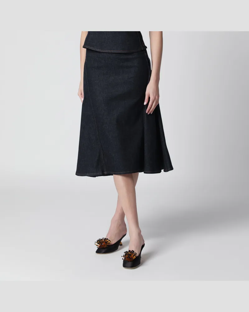 Jacquemus Lavoir de-Nîmes Rock aus navyblauem Denim Blue