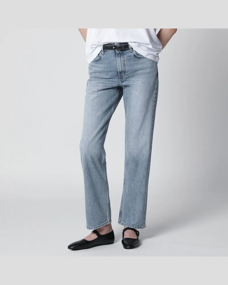 Totême Jeans mit Wascheffekt aus Bio-Denim Light