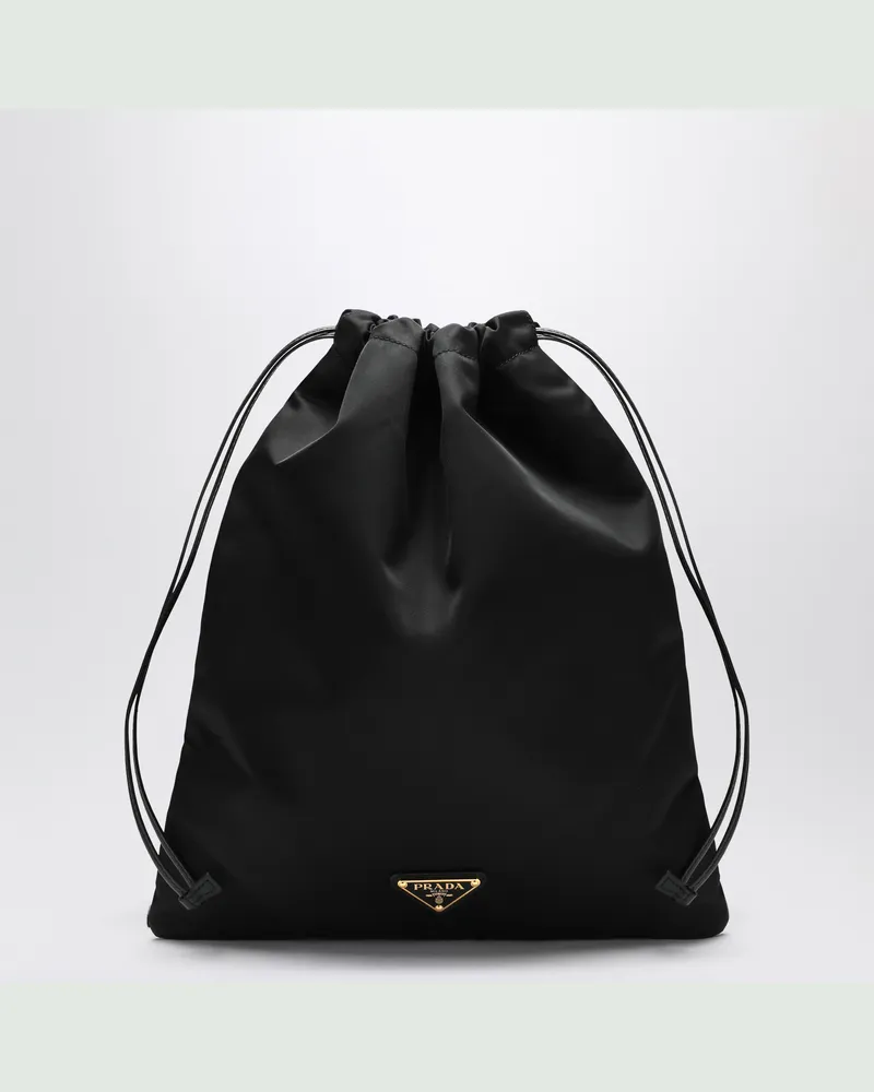 Prada Schwarze  Wish-Tasche aus Re-Nylon Black