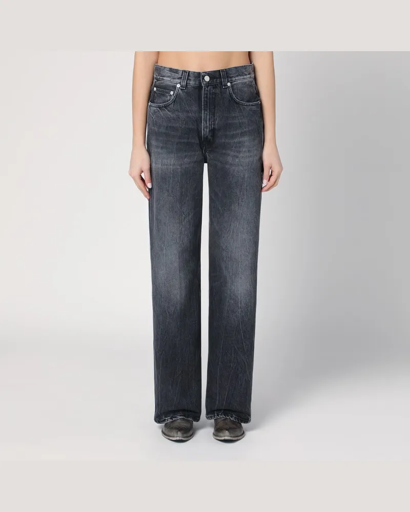 Haikure Schwarze ausgewaschene Jeans Winona Schwarz