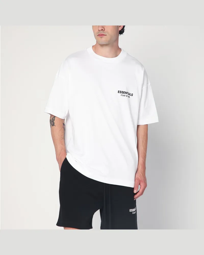 Fear of God Weißes T-Shirt aus Baumwolle mit Logo Weiß