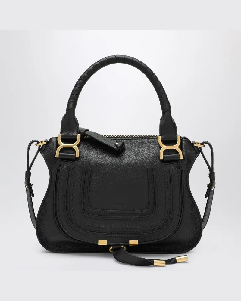 Chloé Marcie kleine Tasche in Schwarz Schwarz