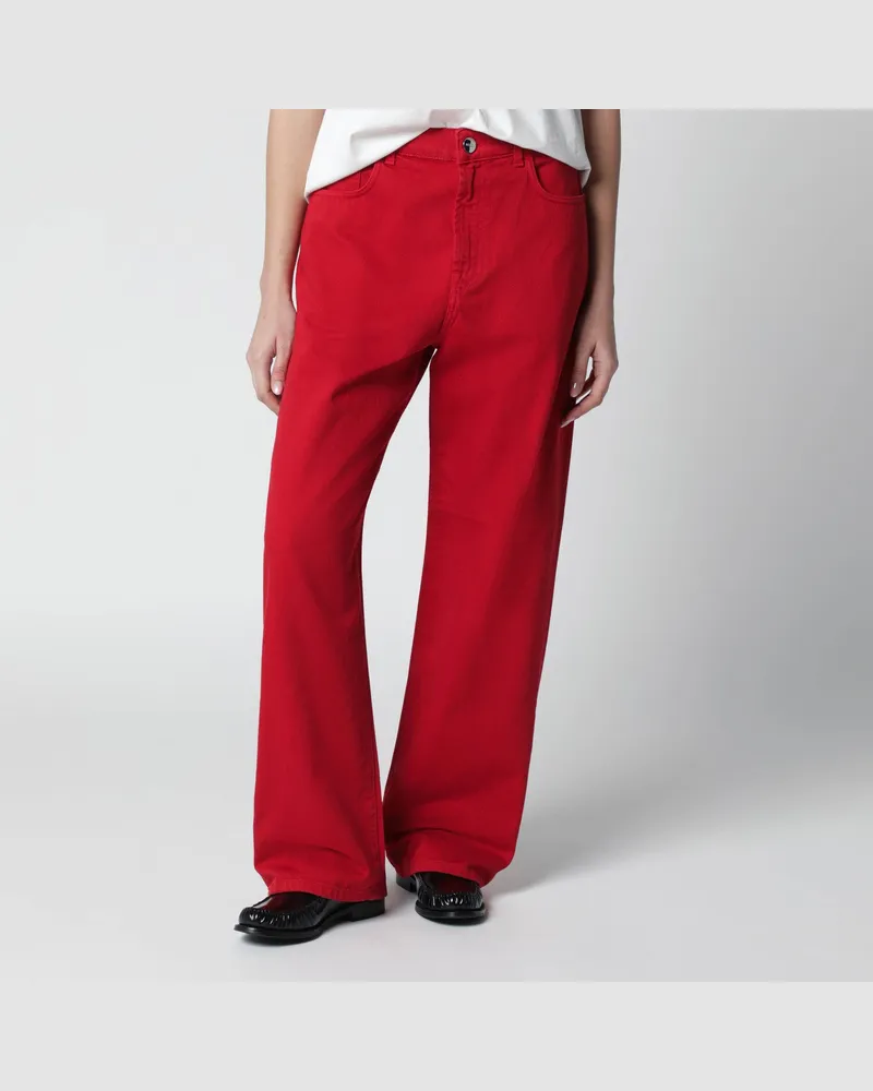 Róhe Rote Baumwollhose Red