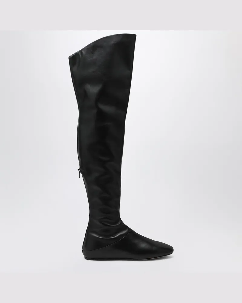 Le Monde Béryl Hohe Luna-Stiefel in Schwarz Black