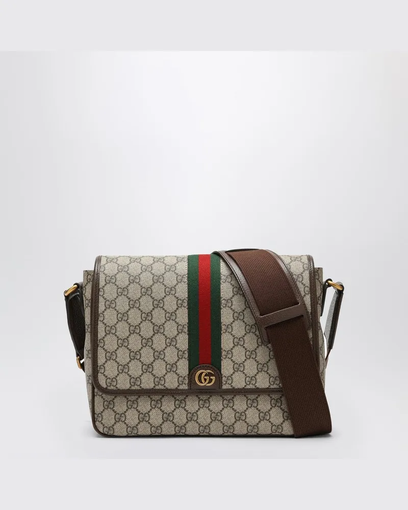 Gucci Mittelgroße Umhängetasche Ophidia Braun