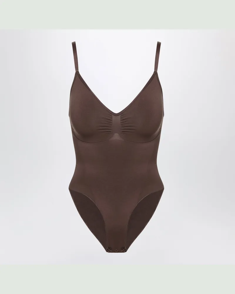 SKIMS Cocoabrauner Seamless Sculpt formender Body Brown