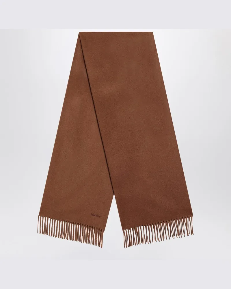 Max Mara Brauner Kaschmirschal Braun