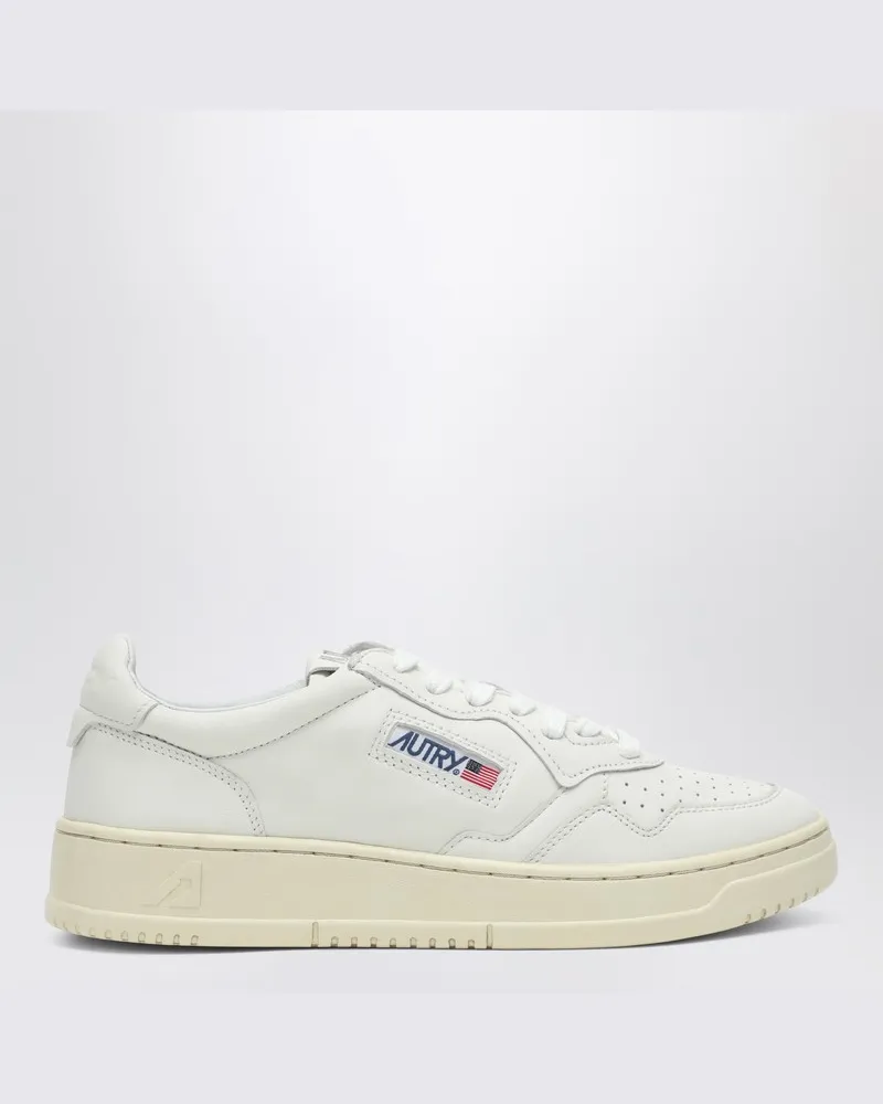 AUTRY Weißer LederSneakers Medalist Weiß
