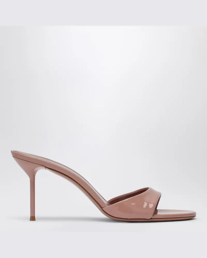 Paris Texas Pantolette Lidia aus antikrosa Lackleder Beige