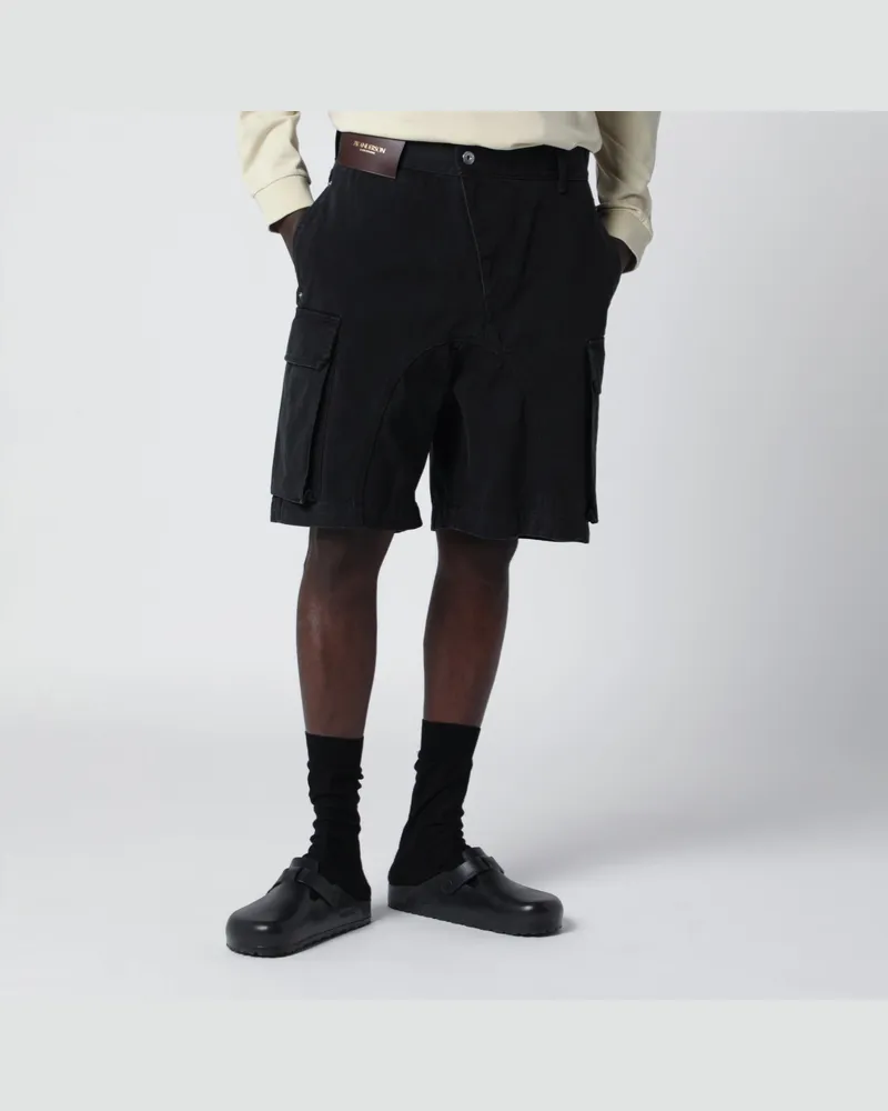 J.W.Anderson Shorts mit geflochtenen aufgesetzten Taschen Black