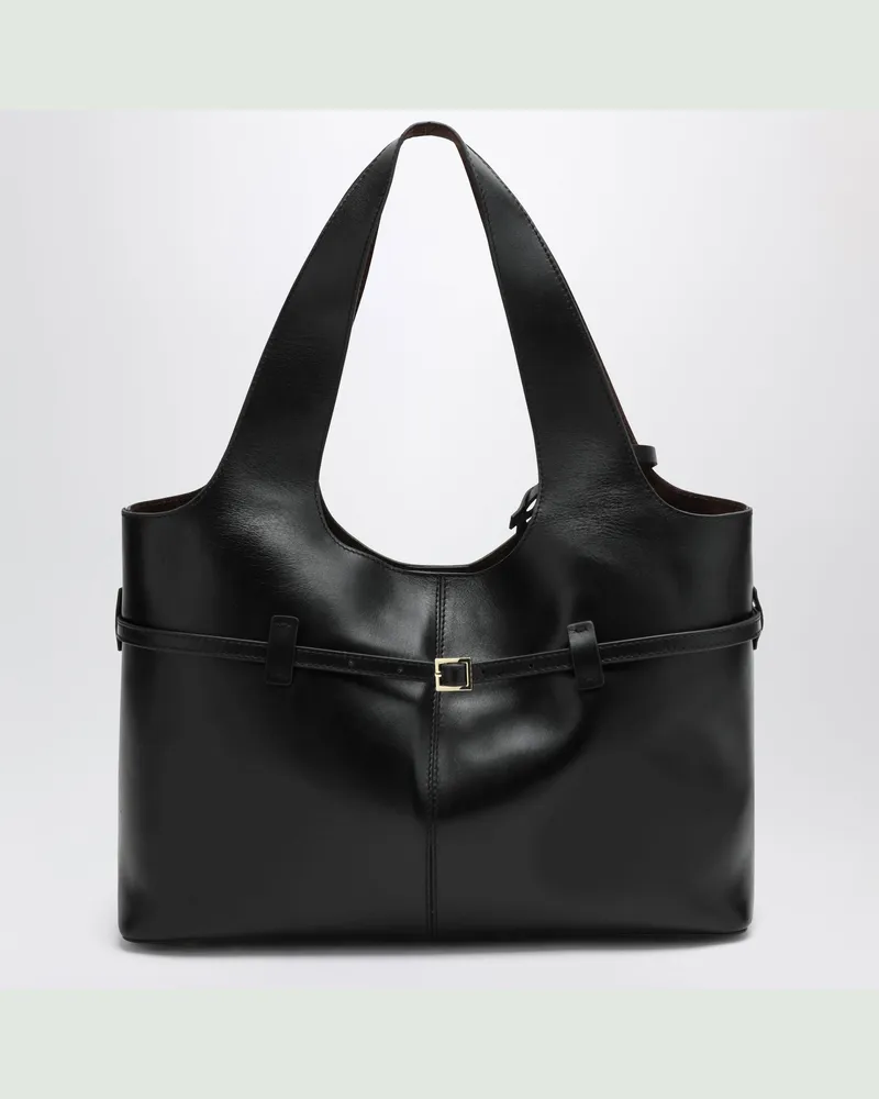 Manu Atelier Schwarze Cambon Cabas-Tasche Black