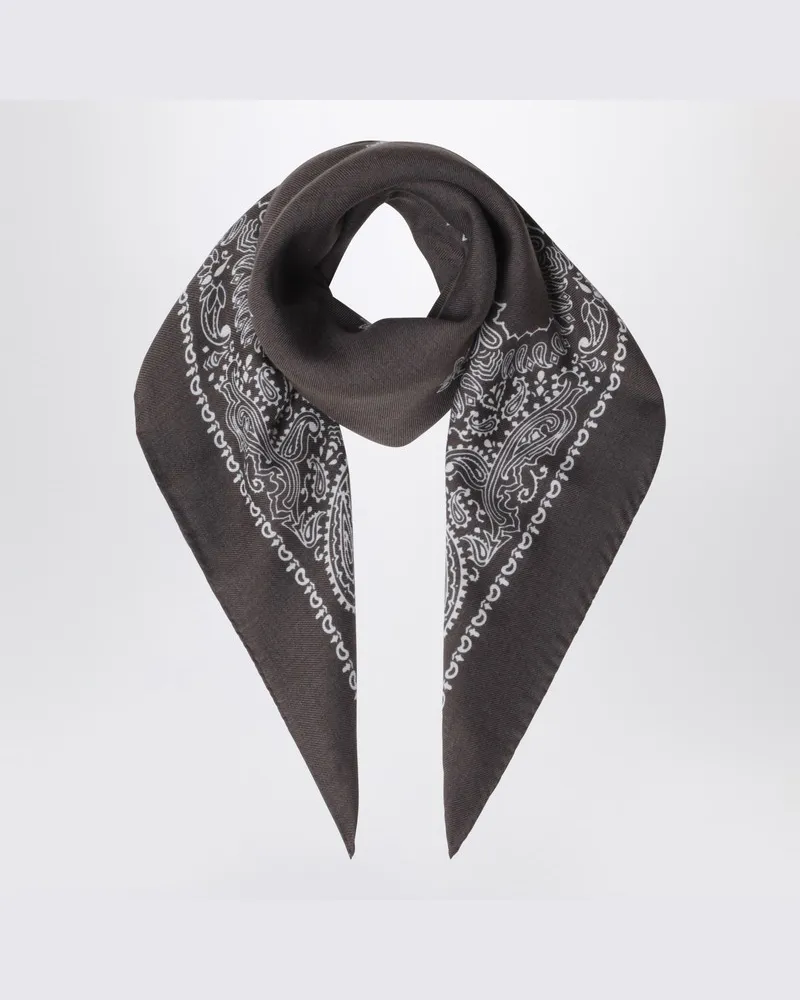 Destin Bandana Judy in Wolle Farbe Schlamm Grau