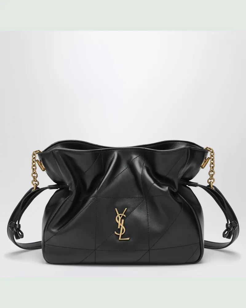 Saint Laurent Jamie Schulter-Pochette aus Lammleder in Schwarz Black