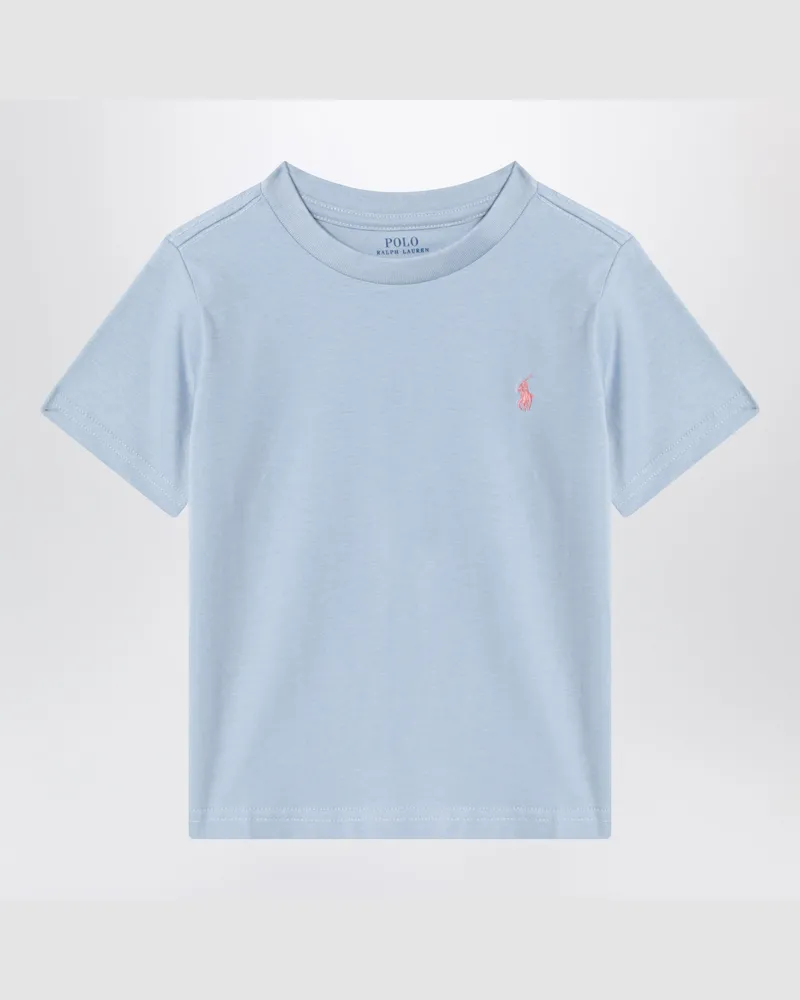 Ralph Lauren Hellblaues Baumwoll-T-Shirt Light