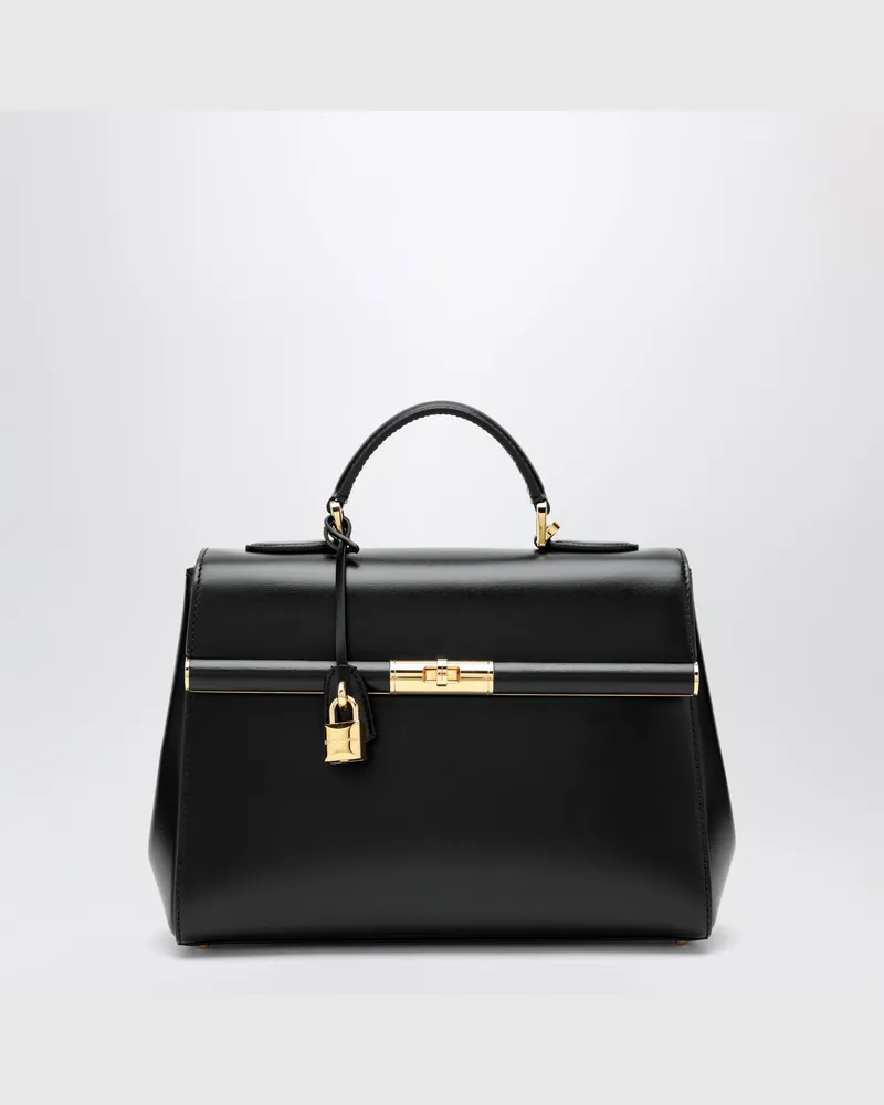 Dolce & Gabbana Marlene Handtasche aus palmellato Kalbsleder Black