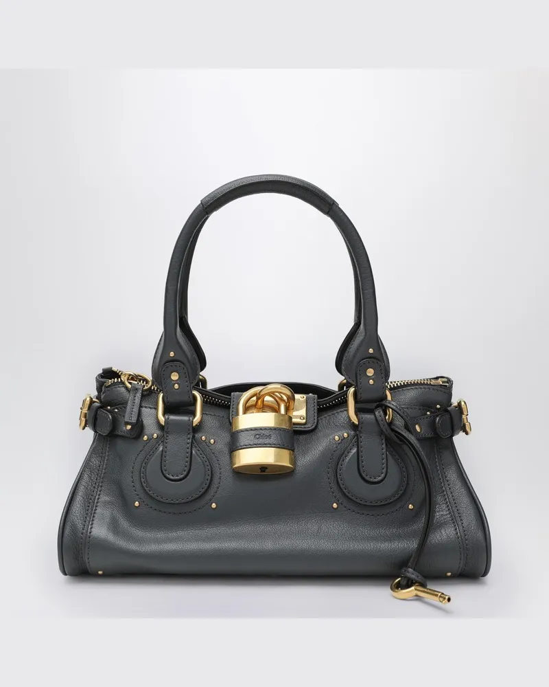 Chloé Paddington Tasche in Black Navy Blau