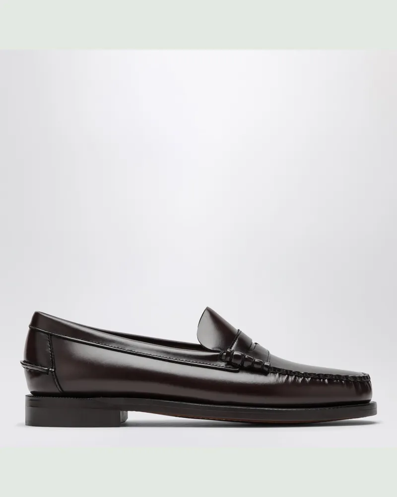 Sebago Klassischer Dan Loafer in Braun/Bordeaux Black