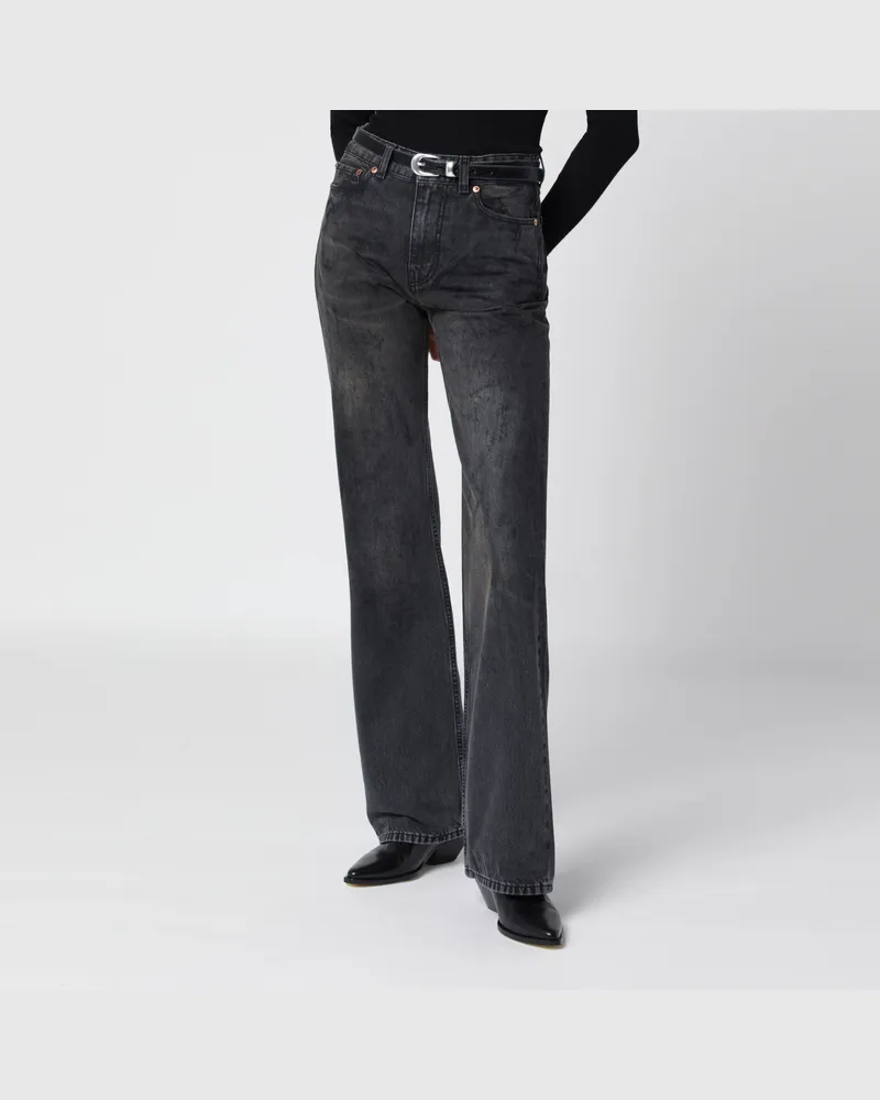 Our Legacy Black washed-effect Boot Cut jeans Black