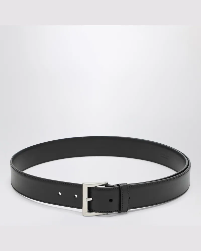 Prada Schwarzer Ledergürtel Black