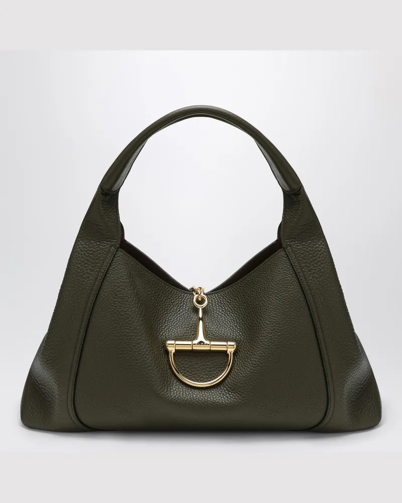 Gucci Tasche Maxi-Größe  Softbit dunkelmoosgrün Grün