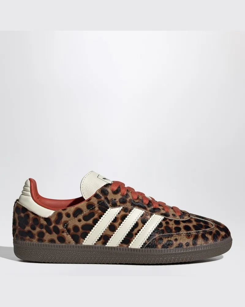 adidas Sneaker Samba OG Brown/Preloved Red/Cream White Schwarz