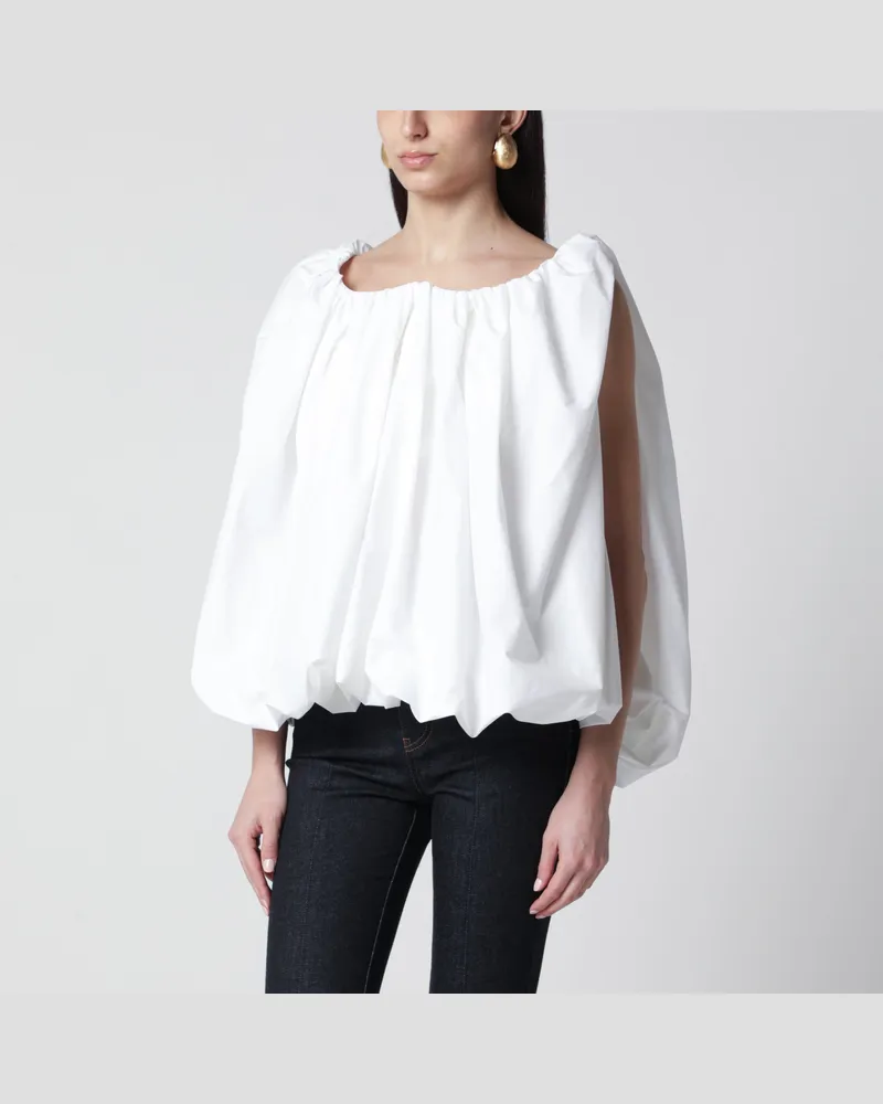 Jacquemus Lavande Top aus weißer Baumwolle White