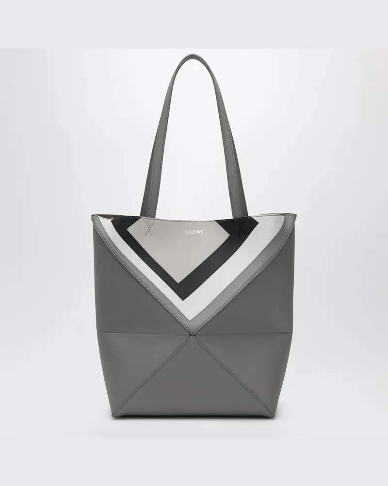 Loewe Mittelgroße Puzzle Fold Tote Tasche Grau/Light Ghost Grau