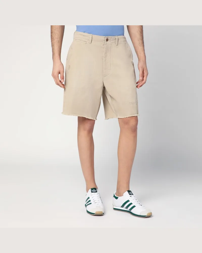 Ralph Lauren Beige Baumwoll-Shorts Big-Fit Beige