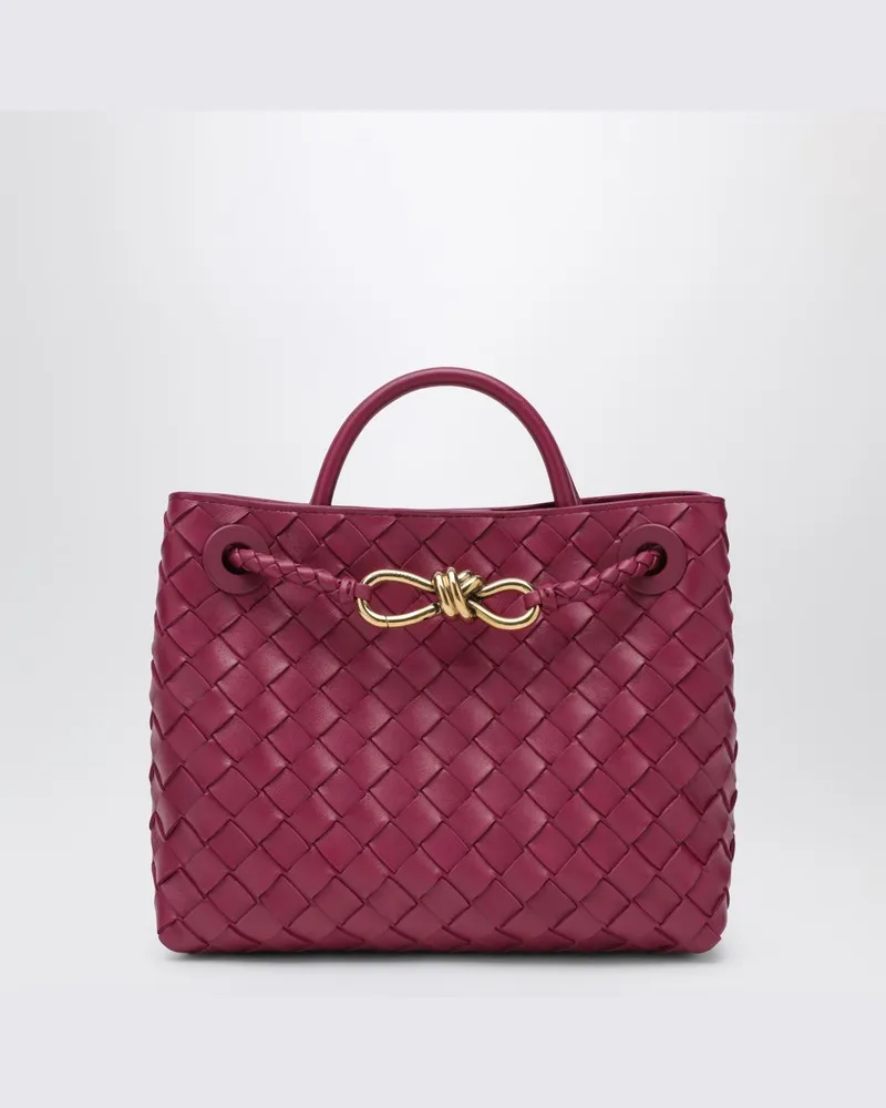 Bottega Veneta Andiamo kleine Tasche in cyclamenfarben Violett