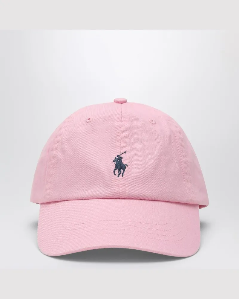 Ralph Lauren Rose Baseballkappe mit Logo Rosa