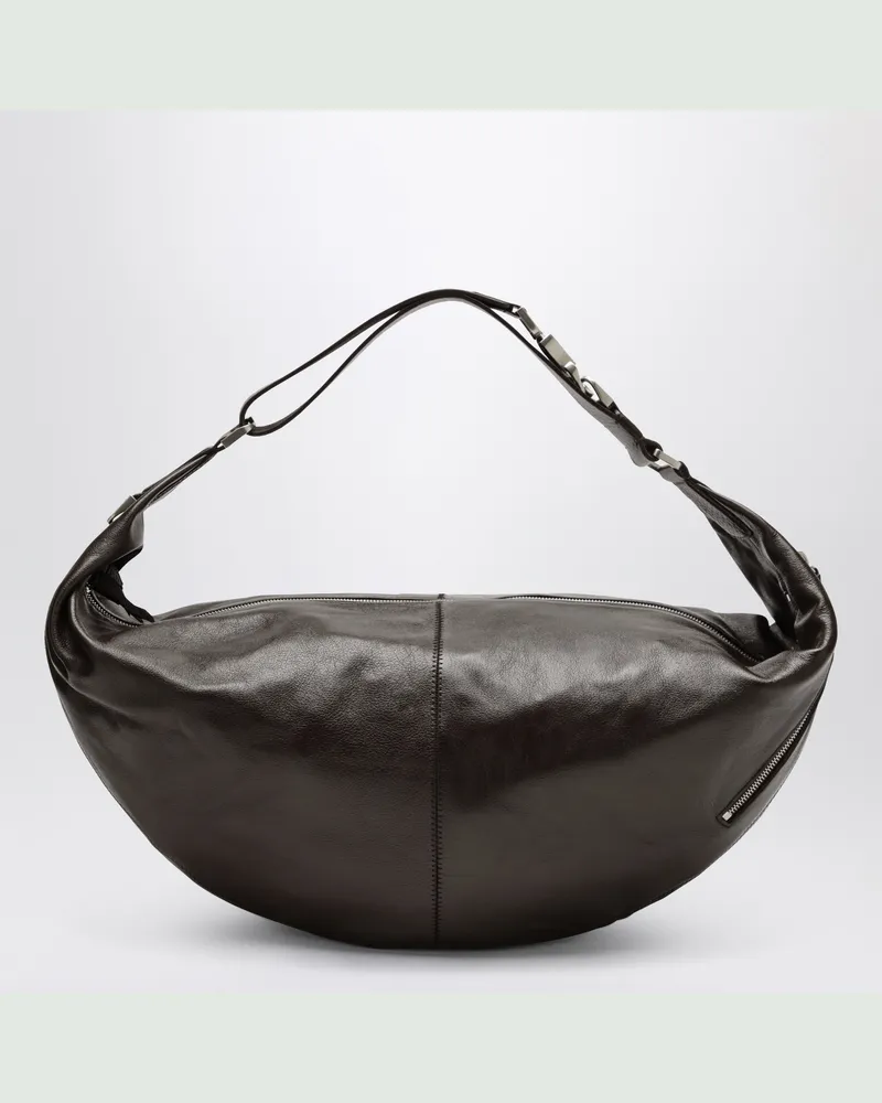 Christophe Lemaire Quiver Clip Tasche braun aus Leder Brown