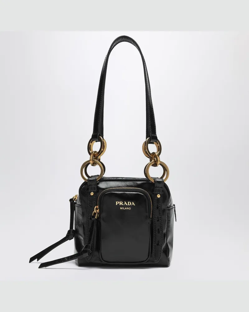 Prada Mini Dangle Handtasche schwarz Black