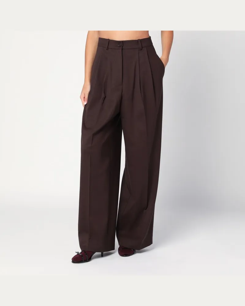 P.A.R.O.S.H. Braune Palazzohose Braun