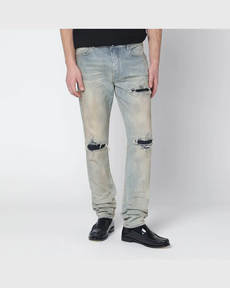 Amiri MX1 Jeans in Antik-Indigo Hellblau