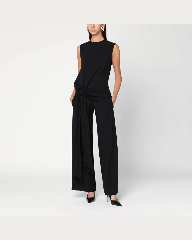 Alaïa Vollanzug mit einem Gürtel in der Taille Schwarz