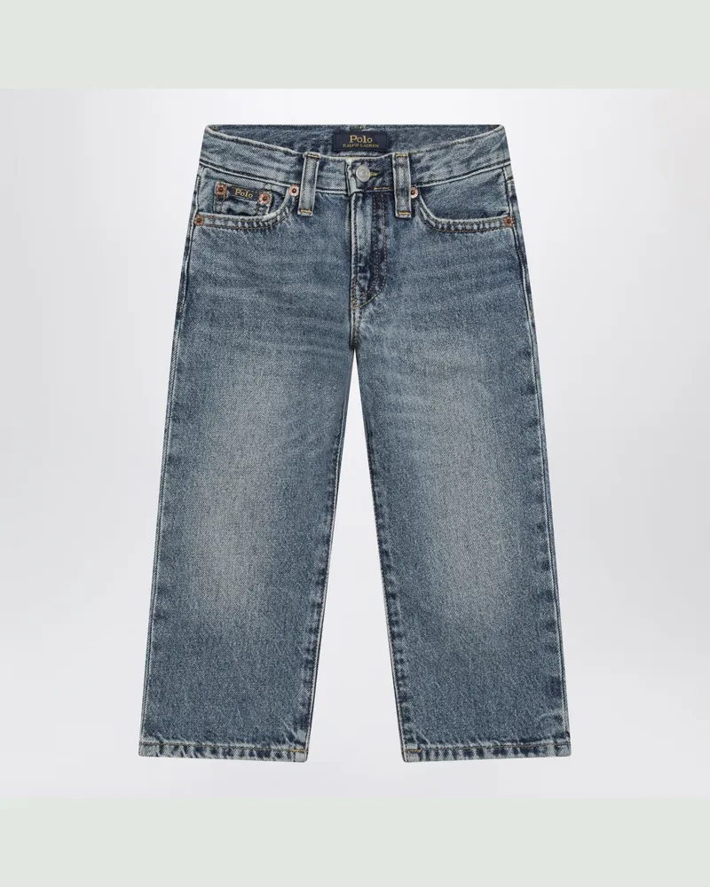 Ralph Lauren Relaxed-Jeans Lynwood aus Denim in Indigo Blue