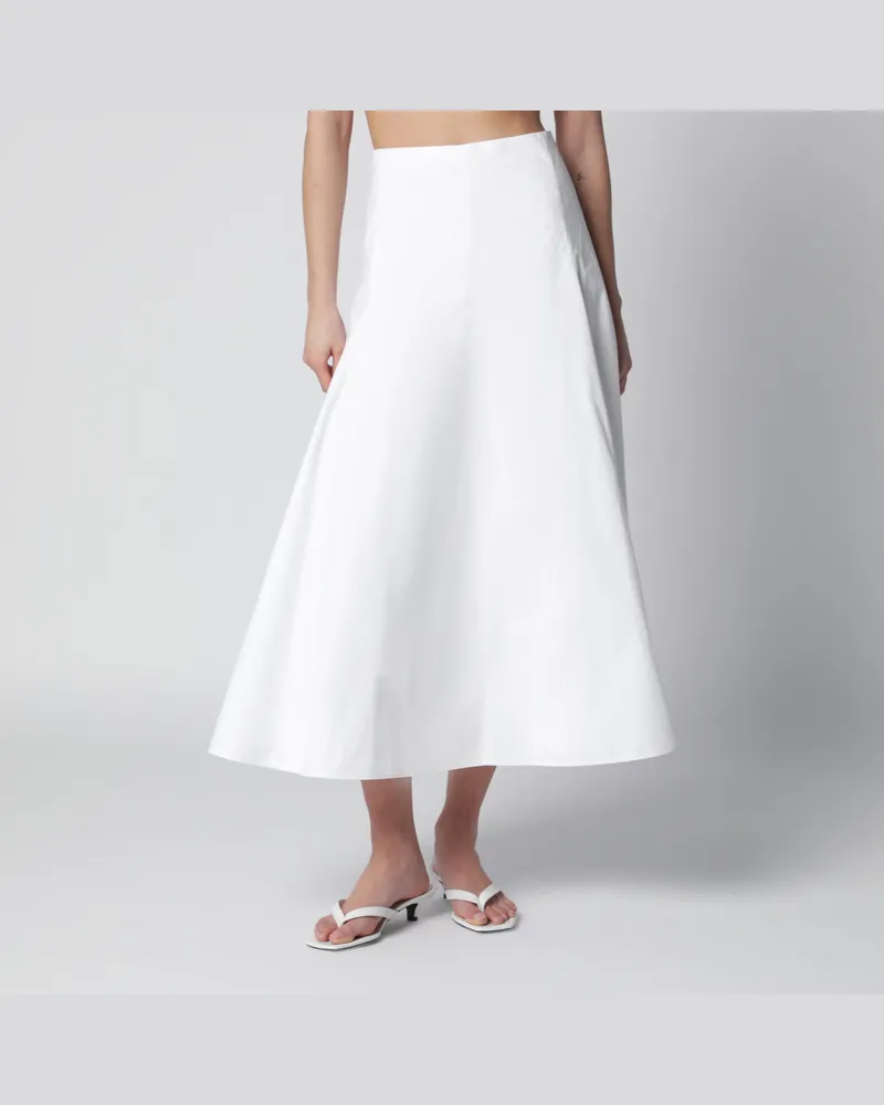 Jacquemus Weißer ausgestellter Triangle-Rock White