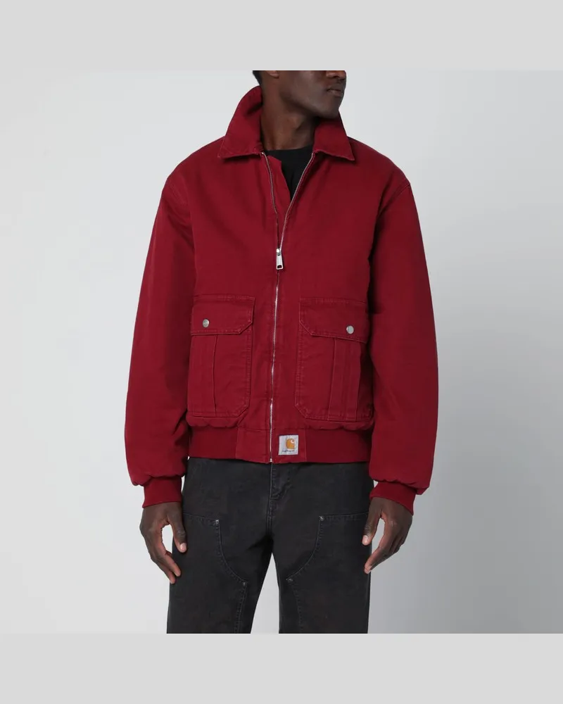 Carhartt WIP Stanton scharlachrote Jacke Rot