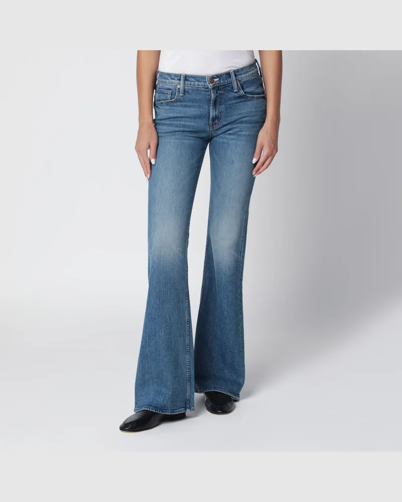 Mother The Jinx Heel Bootcut-Jeans aus mittelblauem Denim Blue
