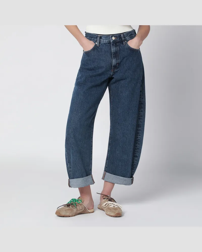 Frame Denim The Bubble Jeans in Indigoblau 