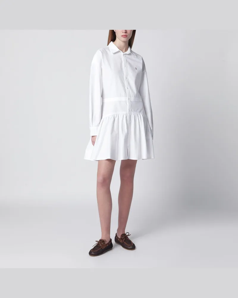 Ralph Lauren Weißes Hemdblusenkleid 