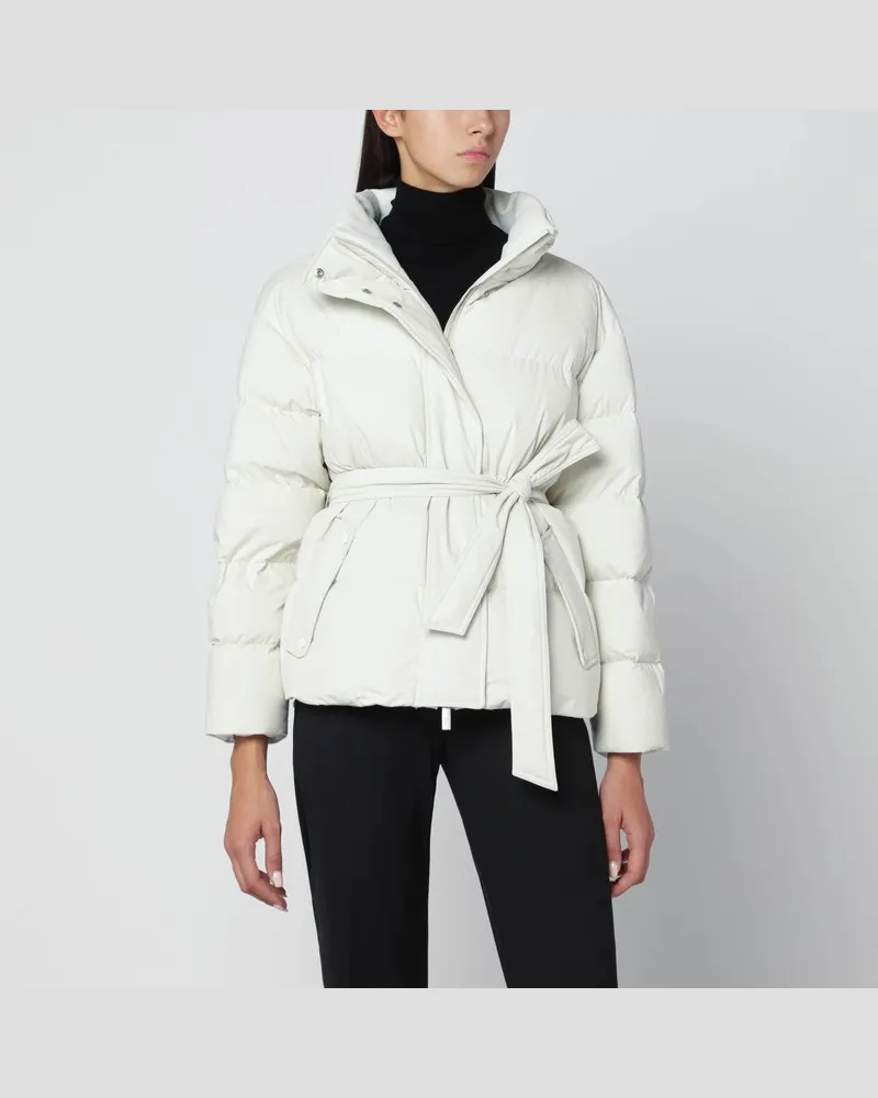 Herno Laminar Jacke aus elfenbeinfarbenem 2L Gore-Tex Weiß
