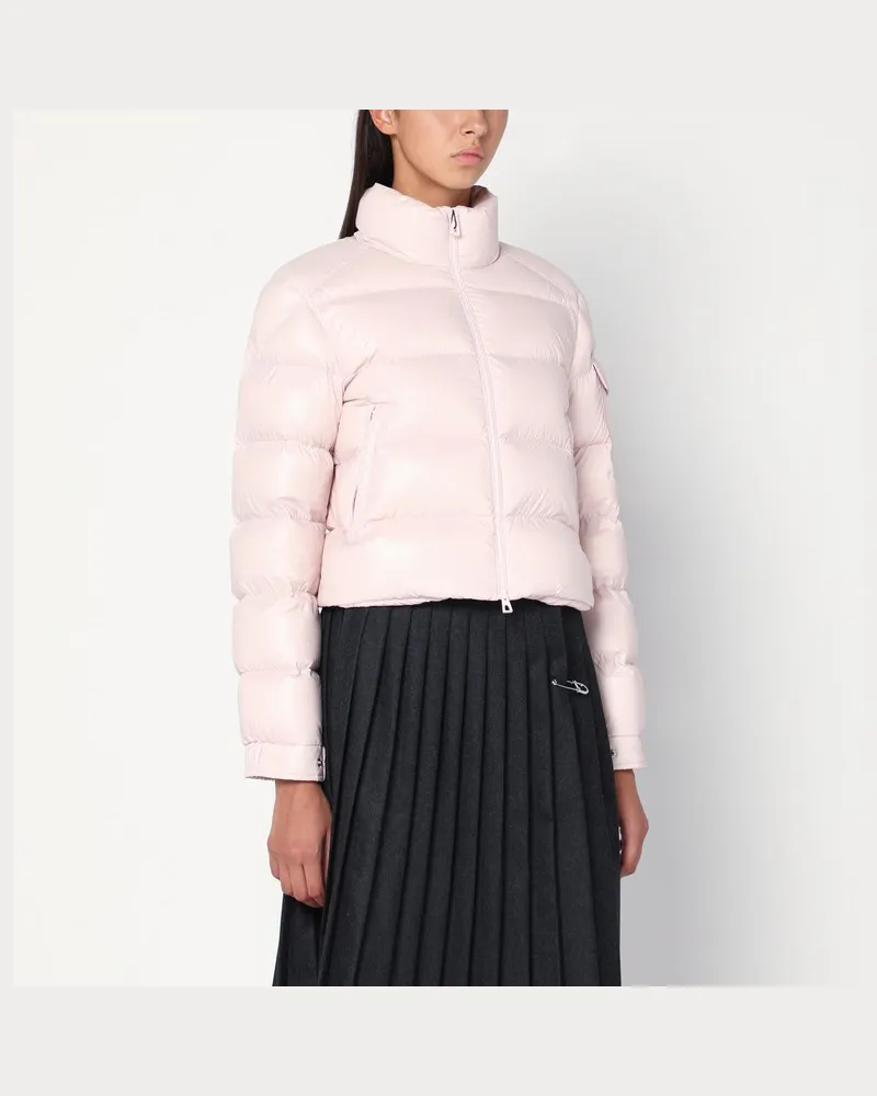Moncler Kurz geschnittener Petra-Daunenjacke in Hellrosa Rosa