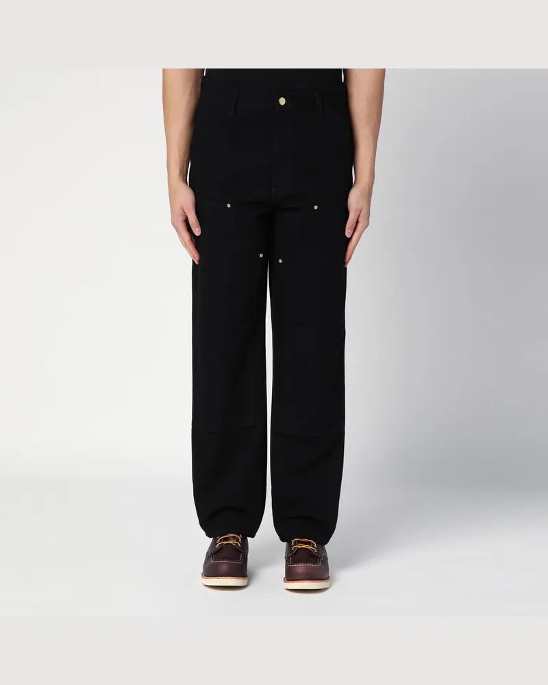 Carhartt WIP Double Knee Pant Black Rinsed Black