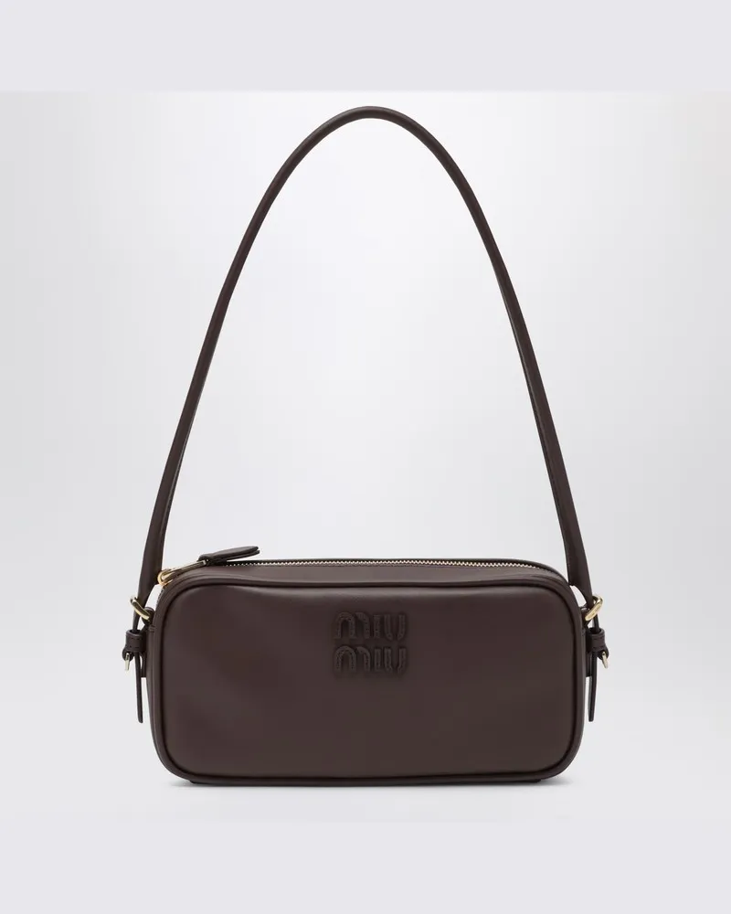 Miu Miu Braune Ledertasche Braun